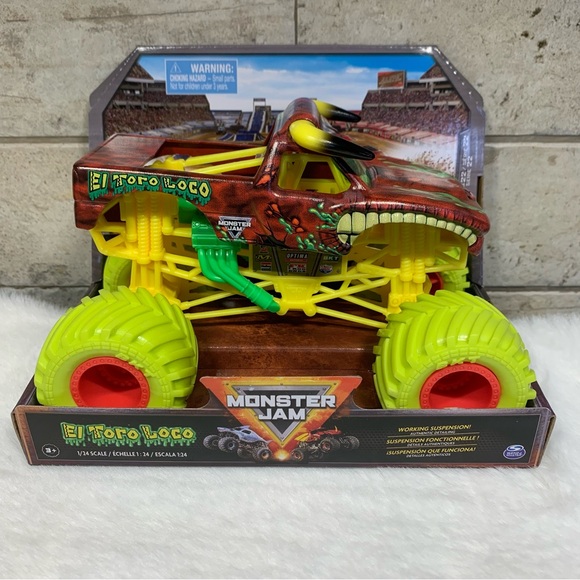 MONSTER JAM 1/24 SCALE ZOMBIE INVASION EL TORO LOCO 2024 SPIN MASTER - Picture 2 of 7